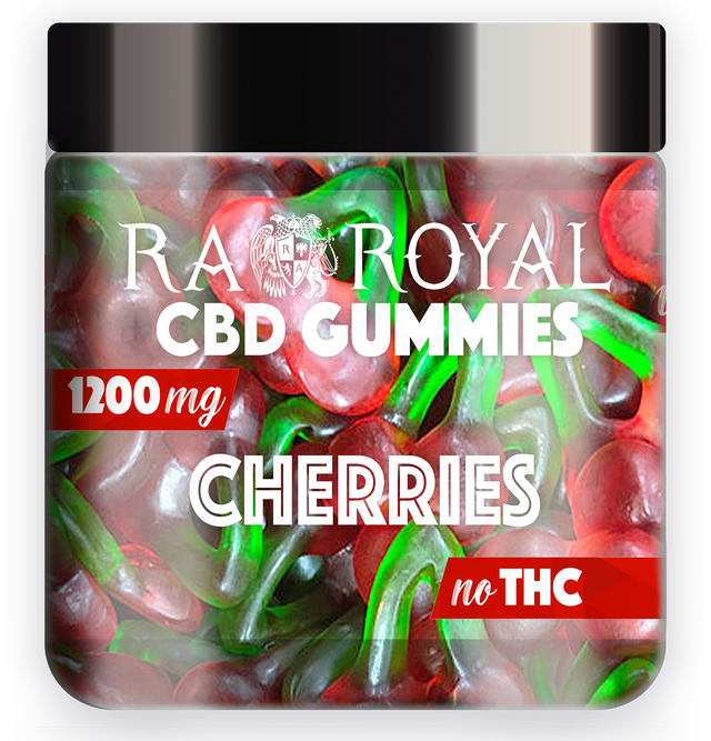 R.A. Royal Gummies: CBD Cherry Gummy Jar (1200 MG)