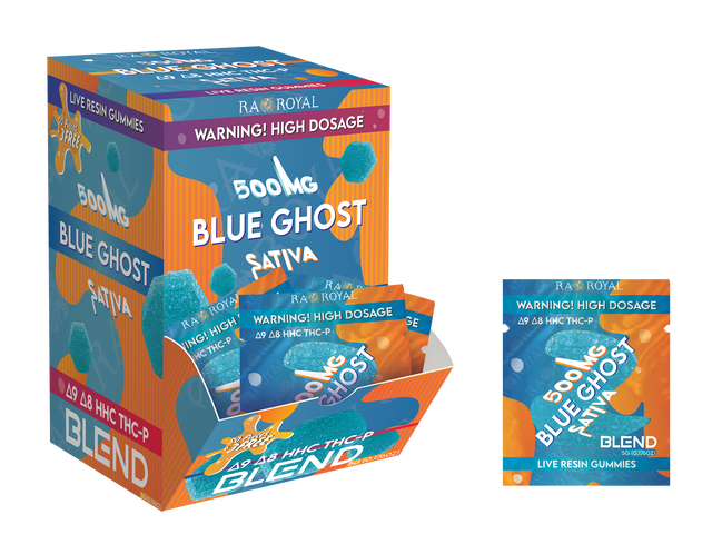 Blend 500MG 53CT Gummy Box: Blue Ghost (Sativa)