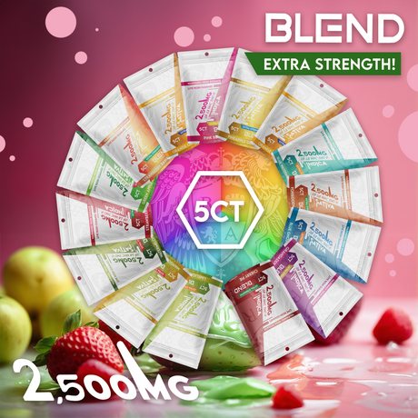 R.A. Royal Blend 2,500MG Gummies 5CT Flavors