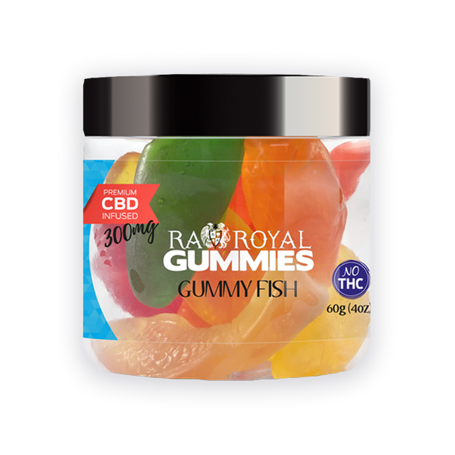 R.A. Royal Gummies CBD Fish Gummy Jar (300 MG)