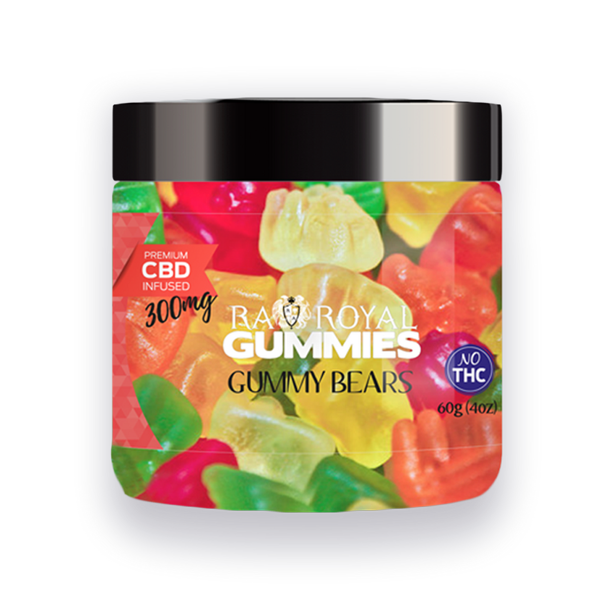 R.A. Royal Gummies CBD Gummy Bears (300 MG)