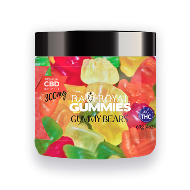 R.A. Royal Gummies CBD Gummy Bears (300 MG)