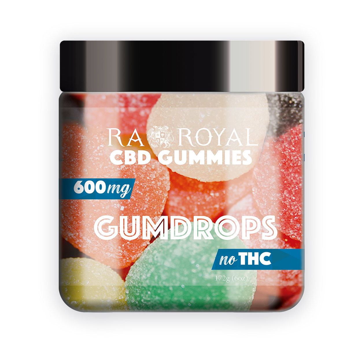 R.A. Royal Gummies CBD Gumdrops Jar (600 MG)