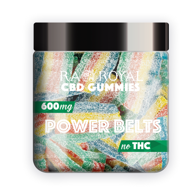 R.A. Royal Gummies CBD Power Belt Gummy Jar (600 MG)