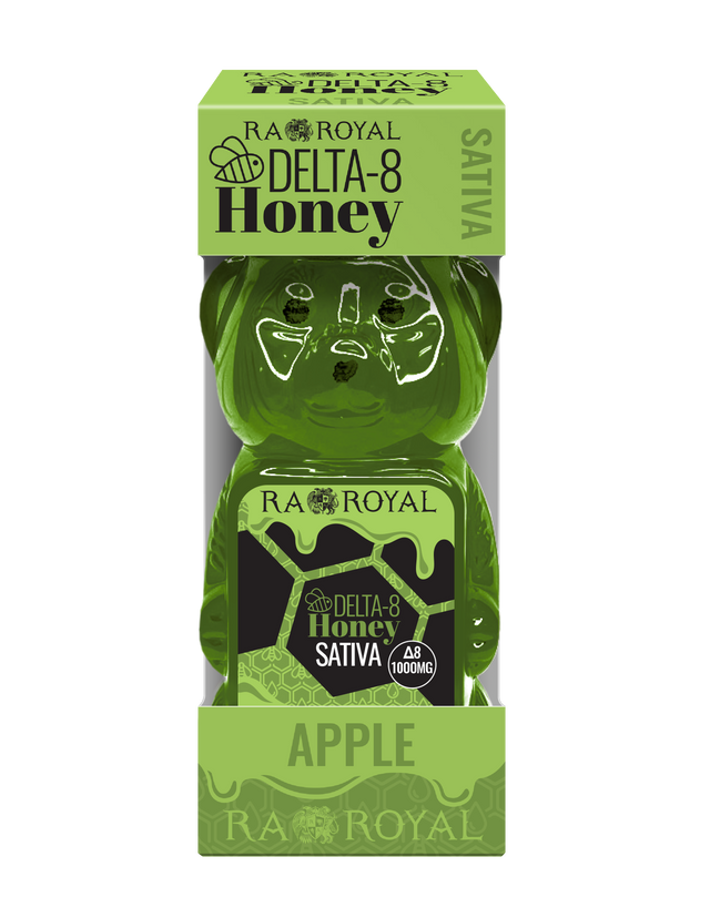 RA Royal Delta 8 Sativa Honey Bear: Apple Crisp