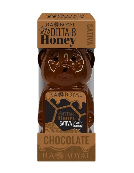RA Royal Delta 8 Sativa Honey Bear: Chocolate Kush