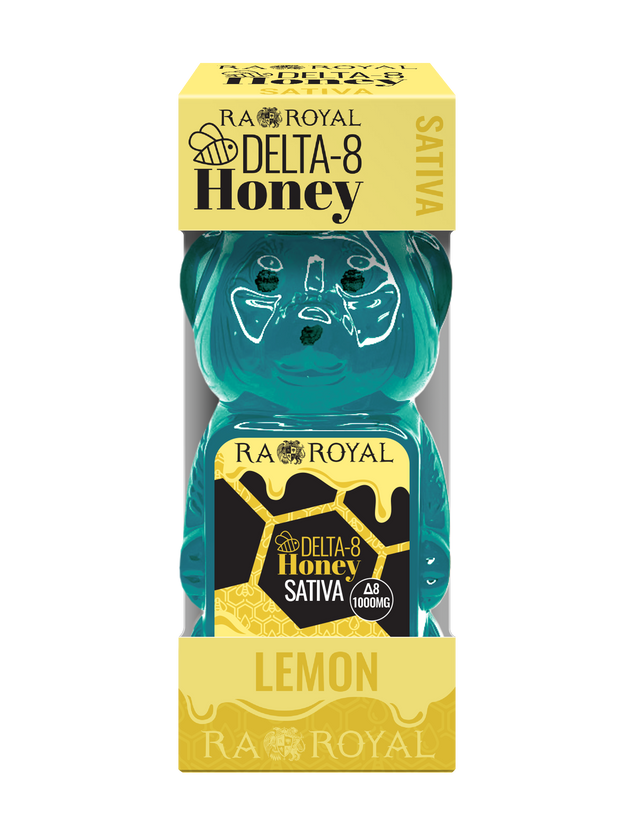 RA Royal Delta 8 Sativa Honey Bear: Lemon Citrus