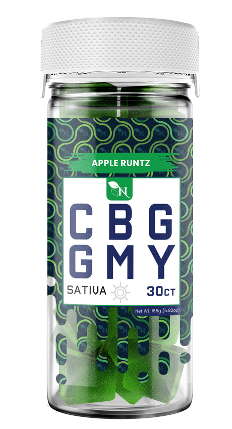 AGFN CBG Gummy: Apple Runtz Sativa (1500MG)