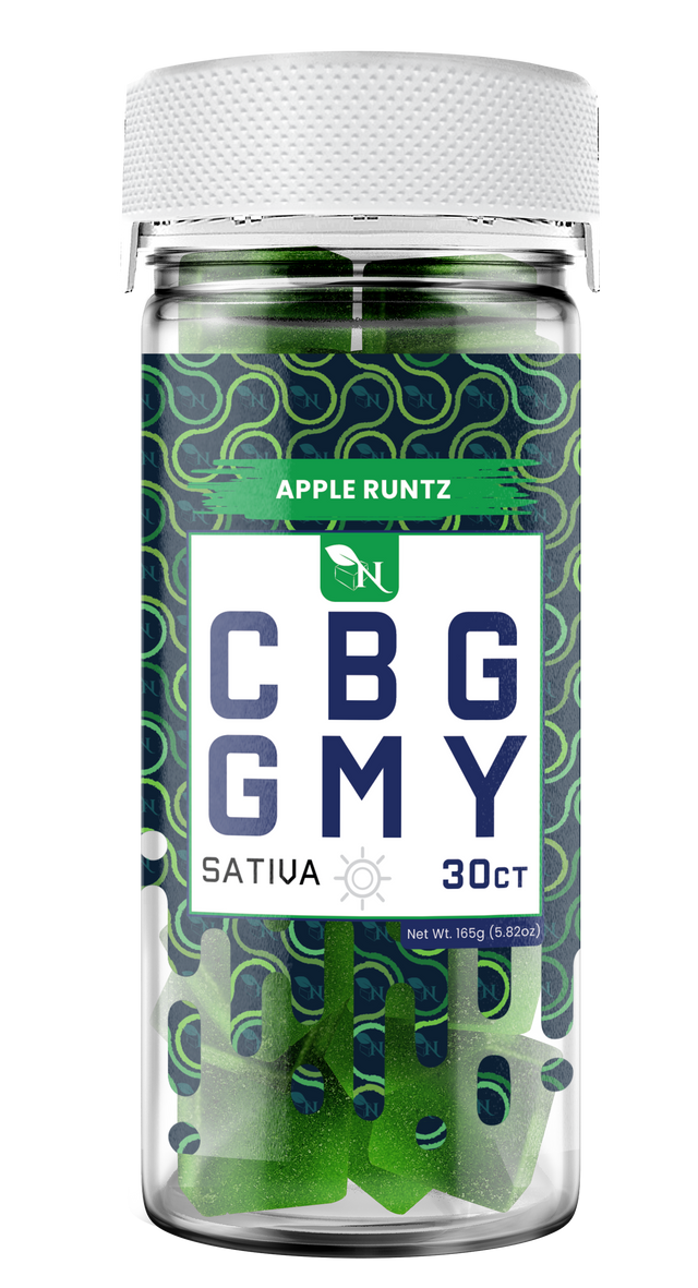 AGFN CBG Gummy: Apple Runtz Sativa (1500MG)