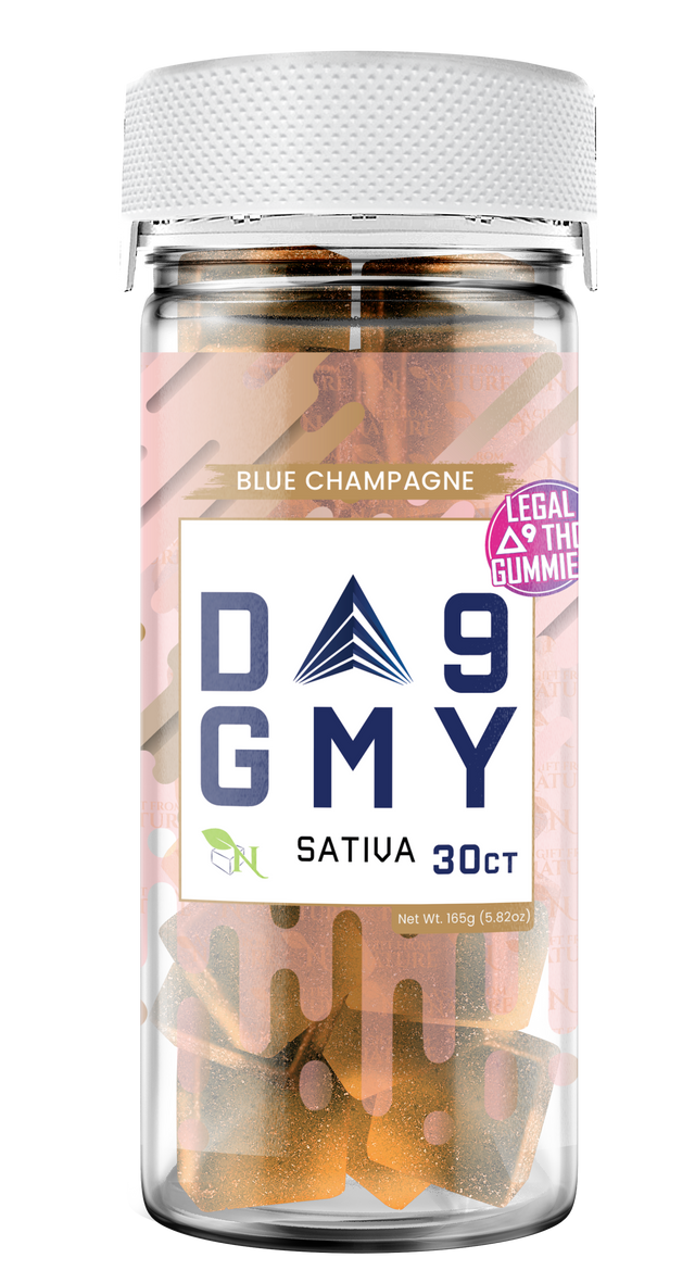 A Gift From Nature Delta 9 Sativa Gummy: Blue Champagne