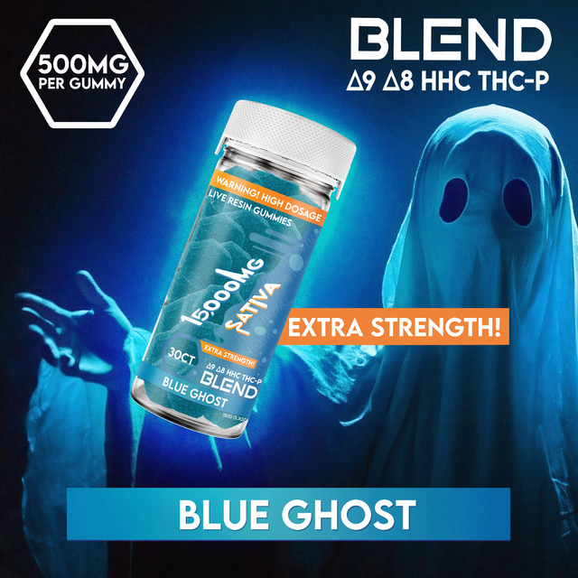 R.A. Royal Blend 15,000MG Blue Ghost Sativa 30CT Gummies