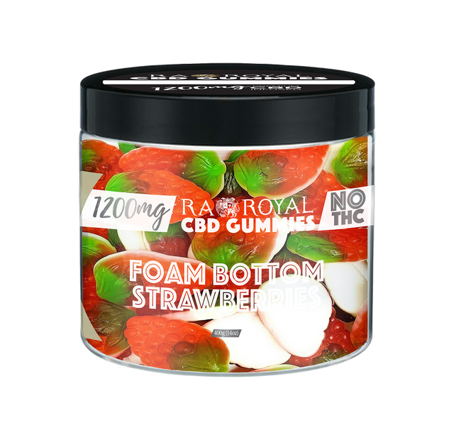 R.A. Royal Gummies: CBD Gummy Strawberry Jar (1200 MG)