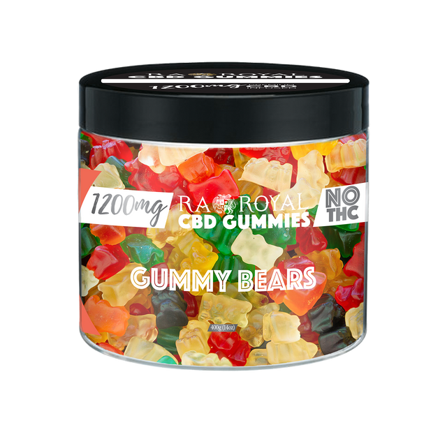 R.A. Royal Gummies: CBD Gummy Bear Jar (1200 MG)