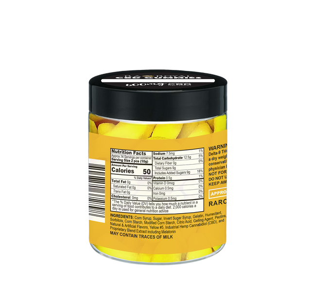 R.A. Royal Gummies: CBD Banana Gummy Jar (600 MG)