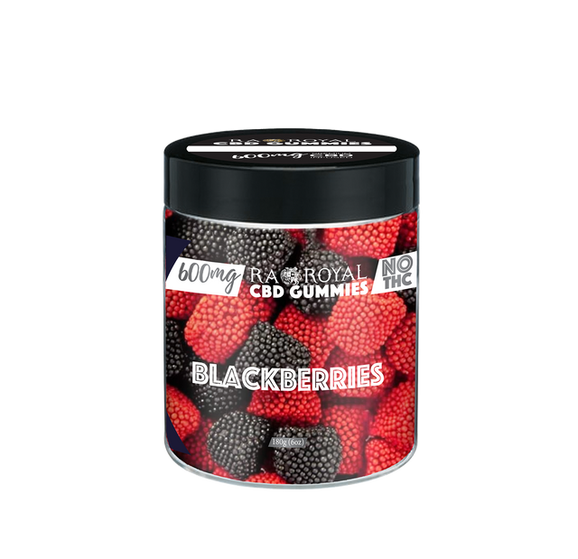 R.A. Royal Gummies: CBD Blackberry Gummy Jar (600 MG)