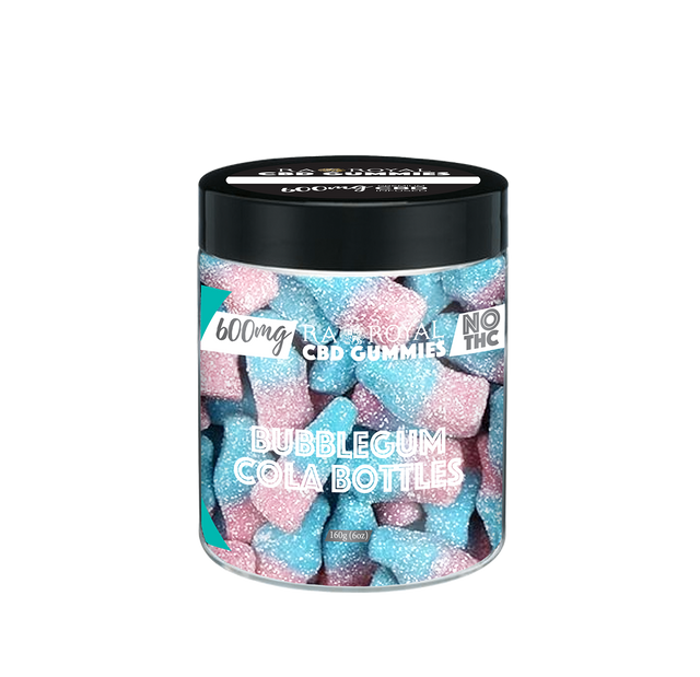R.A. Royal Gummies: CBD Gummy Bubblegum Cola Jar (600 MG)
