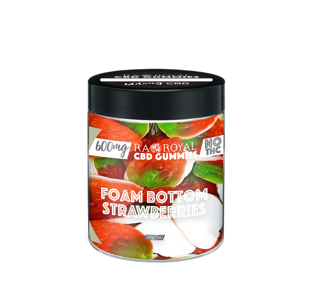 R.A. Royal Gummies: CBD Strawberry Gummy Jar (600 MG)