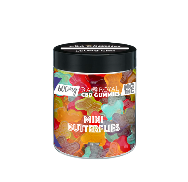 R.A. Royal Gummies: CBD Butterfly Gummy Jar (600 MG)