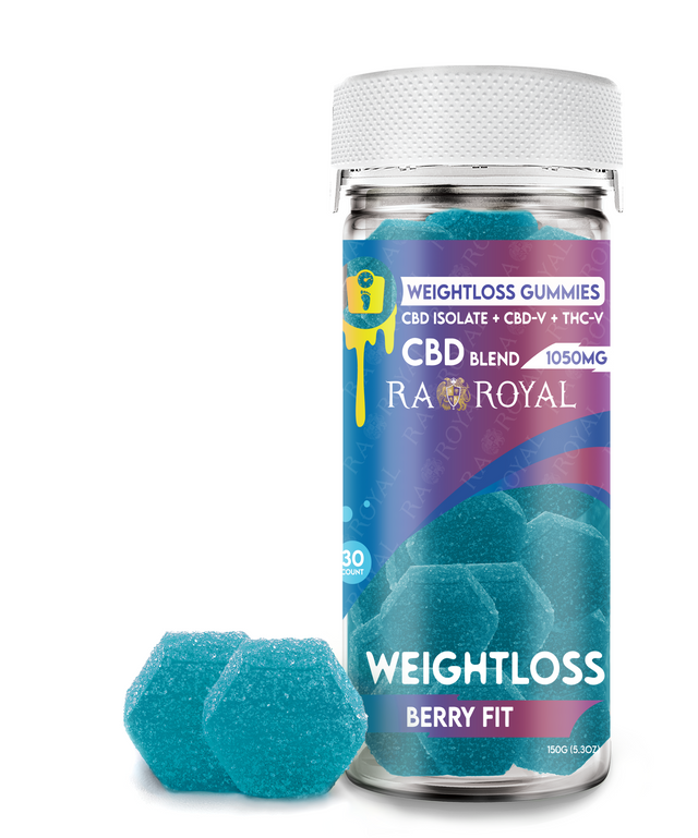 R.A. Royal CBD Weight Loss 30CT Gummy Jar: Berry Fit