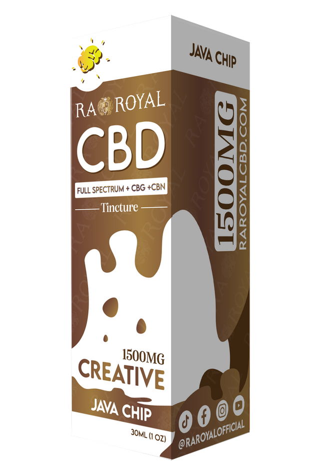 R.A. Royal CBD Blend 1,500MG Tincture: Java Chip (Creative)