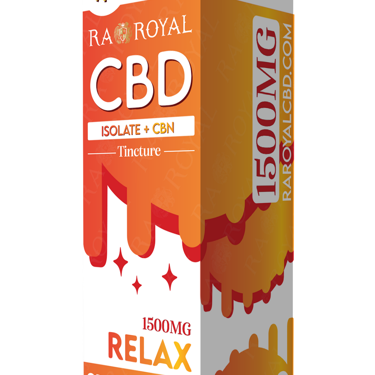 RA Royal CBD 1500MG Tincture – Orange Cookies Flavor for