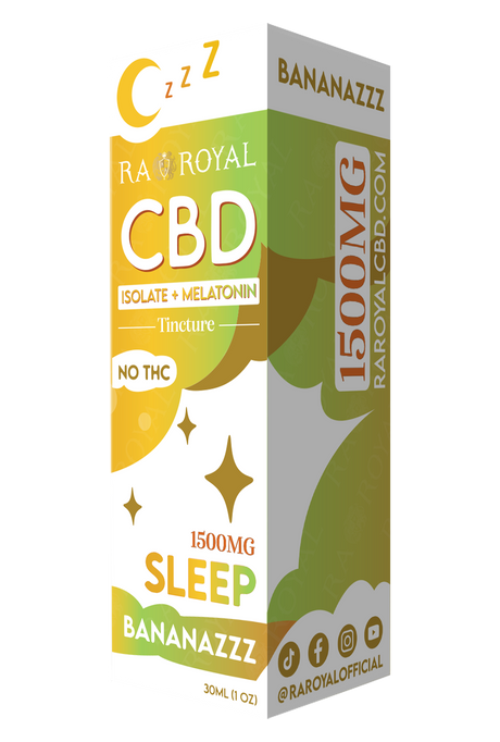 R.A. Royal CBD Blend 1,500MG Tincture: Bananazzz (Sleep)