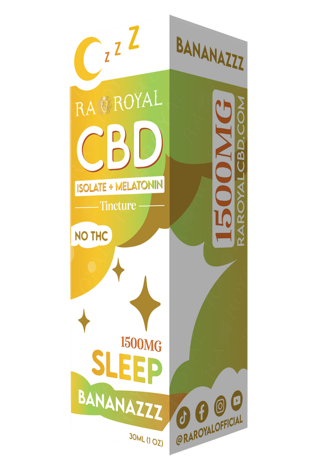 R.A. Royal CBD Blend 1,500MG Tincture: Bananazzz (Sleep)
