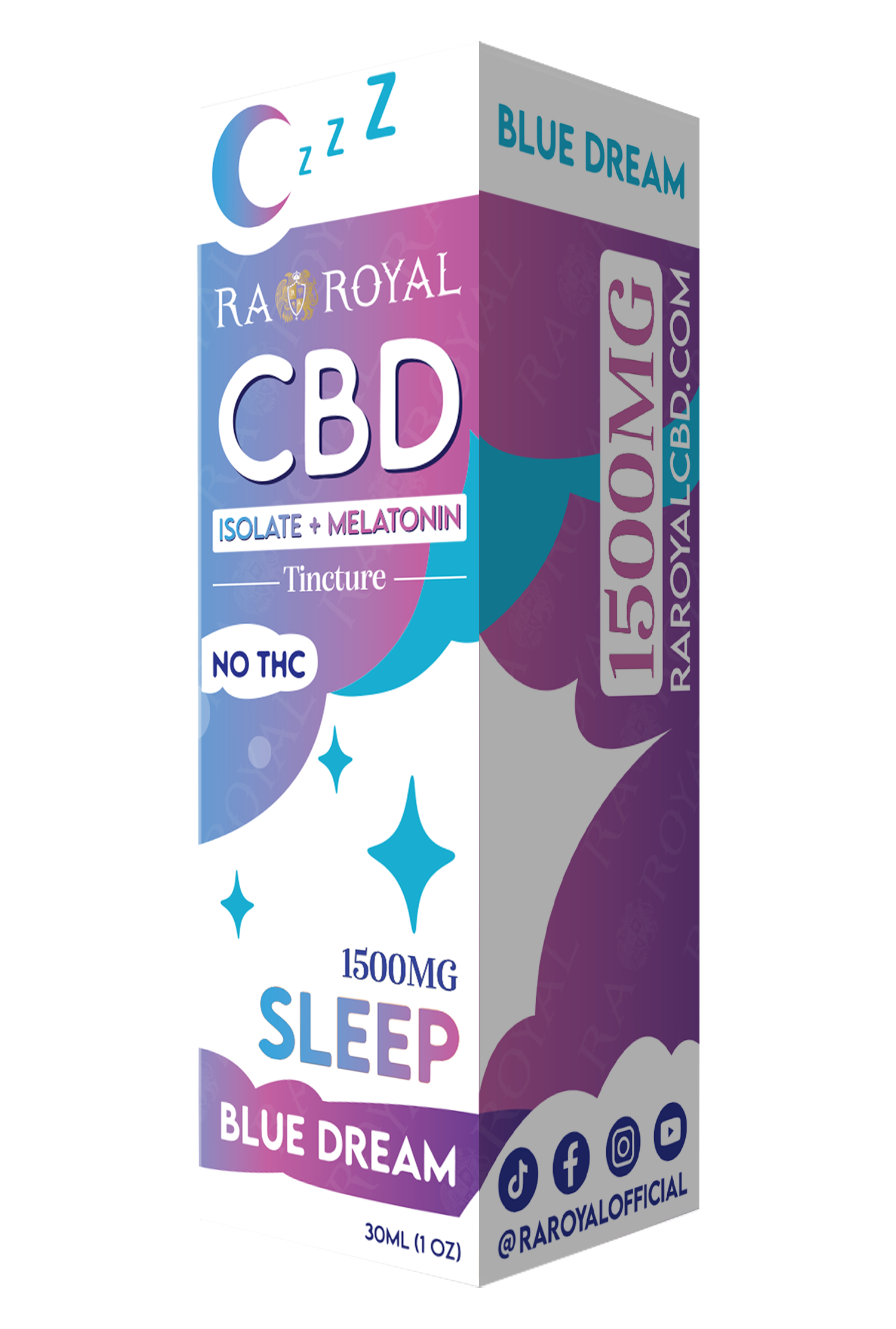 R.A. Royal CBD Blend 1,500MG Tincture: Blue Dream (Sleep)