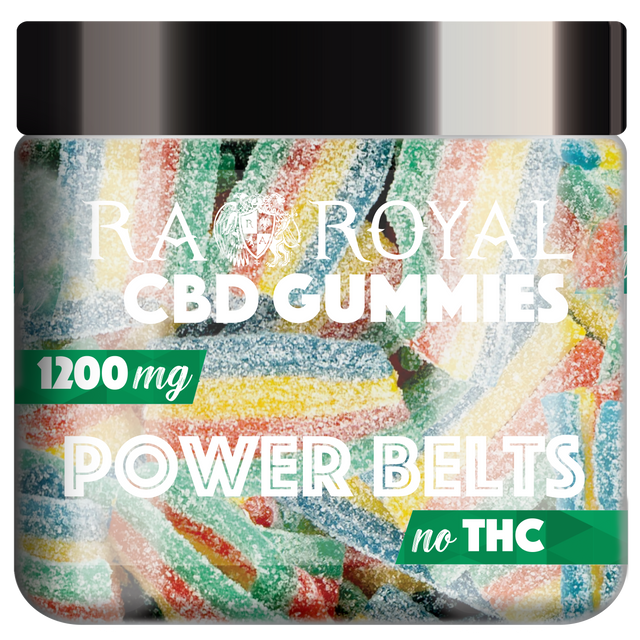 R.A. Royal Gummies CBD Power Belt Gummy Jar (1200 MG)