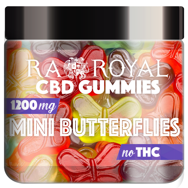 R.A. Royal Gummies CBD Butterfly Gummy Jar (1200 MG)
