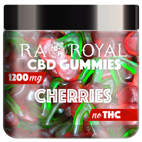 R.A. Royal Gummies CBD Cherry Gummy Jar (1200 MG)