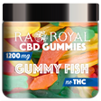 R.A. Royal Gummies CBD Fish Gummy Jar (1200 MG)