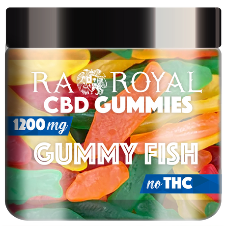 R.A. Royal Gummies CBD Fish Gummy Jar (1200 MG)