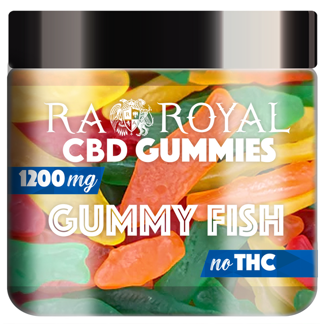 R.A. Royal Gummies CBD Fish Gummy Jar (1200 MG)