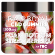R.A. Royal Gummies CBD Gummy Strawberry Jar (1200 MG)