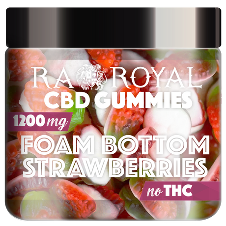 R.A. Royal Gummies CBD Gummy Strawberry Jar (1200 MG)