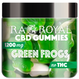 R.A. Royal Gummies CBD Gummy Green Frog Jar (1200 MG)