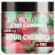 R.A. Royal Gummies CBD Sour Cherry Gummy Jar (1200 MG)