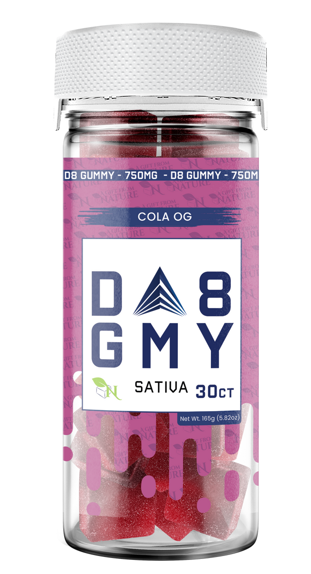 A Gift From Nature Delta 8 Sativa Gummy: Cola OG