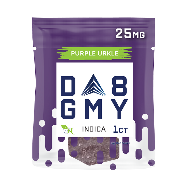 A Gift From Nature Delta 8 Indica 50CT Single Gummies: Purple Urkle