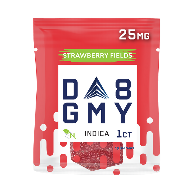 A Gift From Nature Delta 8 Indica 50CT Single Gummies: Strawberry Fields