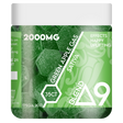 RA Royal 2000MG 35CT Delta 9 Blend Gummy Jar: Green Apple Gas (Sativa)