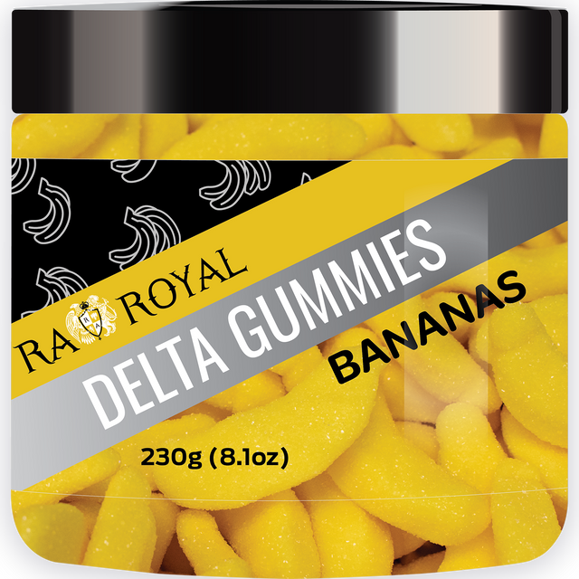 R.A. Royal Gummies: Delta-8 Banana Gummy Jar (1400 MG)