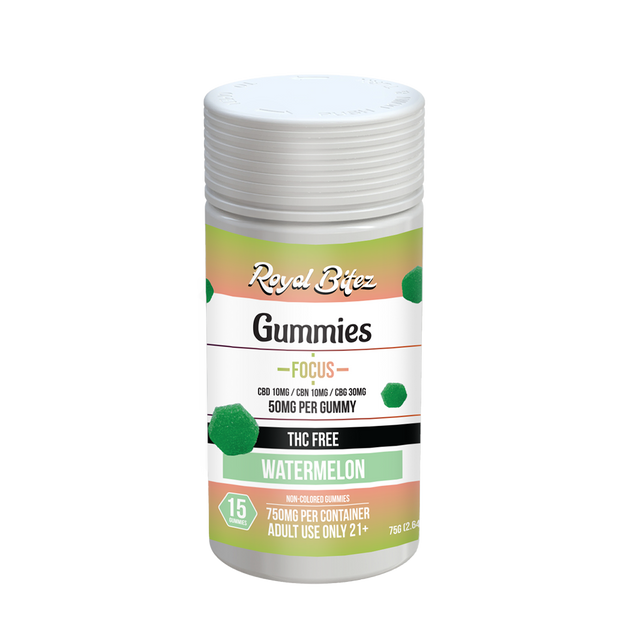 Royal Bitez Focus 15CT Gummy: Watermelon