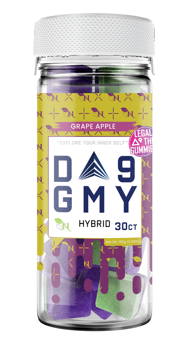 A Gift From Nature Delta 9 Hybrid Gummy: Grape Apple