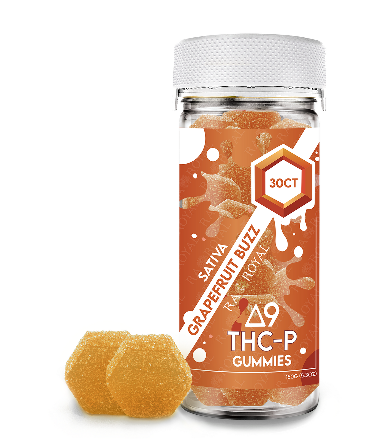 Delta 9 1,050MG 30CT Gummy: Grapefruit Buzz (Sativa)