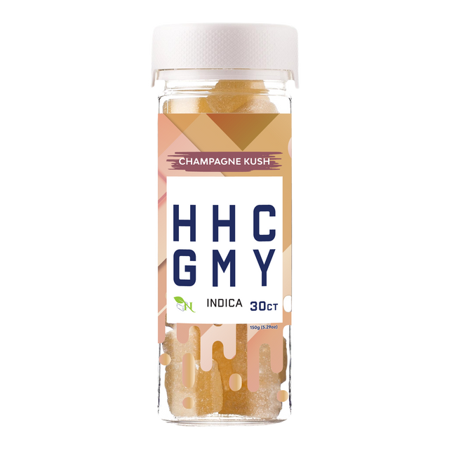 A Gift From Nature HHC Indica Gummy Jar Champagne Kush