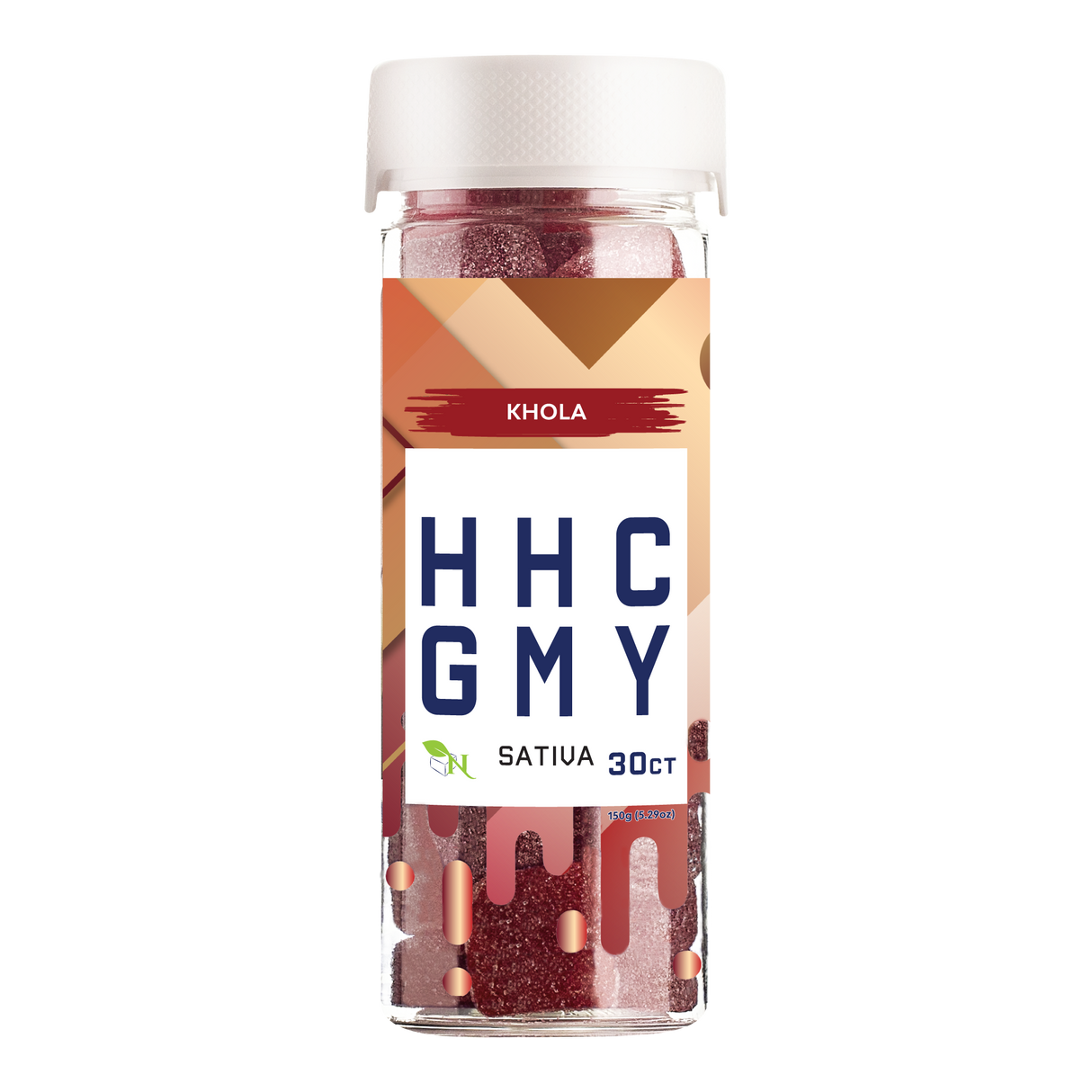 A Gift From Nature HHC Sativa Gummy Jar Khola