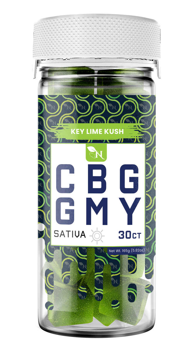 AGFN CBG Gummy: Key Lime Kush Sativa (1500MG)
