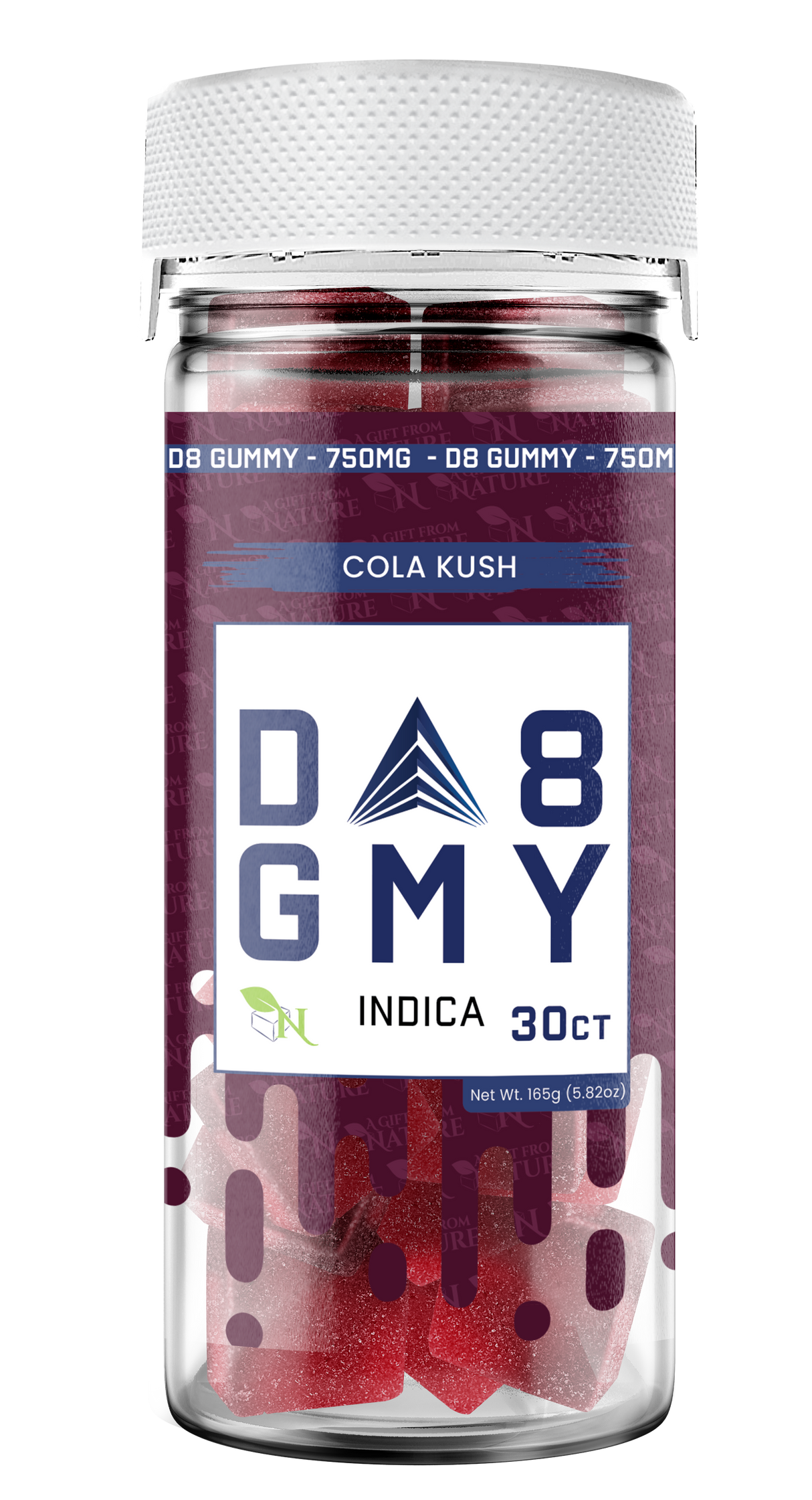 A Gift From Nature Delta 8 Indica Gummy: Cola Kush